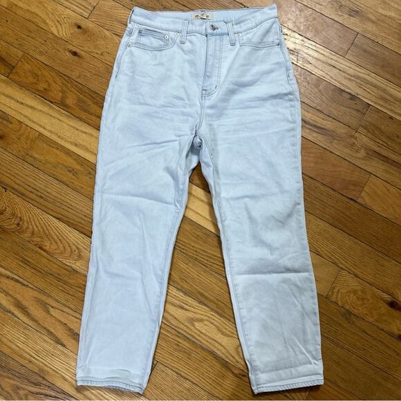 Madewell The Momjean in Bloomfield Wash Tencel Denim Edition Size 29 - Picture 4 of 9